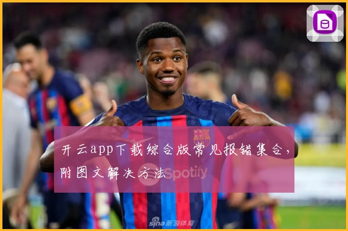 开云app下载综合版常见报错集合，附图文解决方法